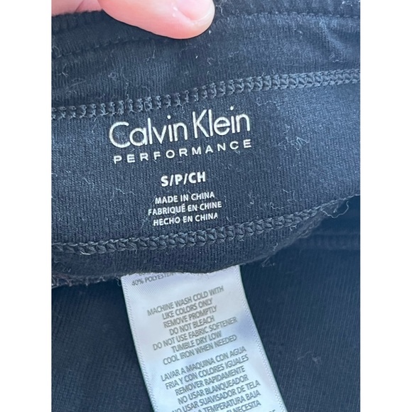 CALVIN KLEIN PERFORMANCE- Wms Black Joggers (French Terry Knit w/ Mesh) RN#54163 - Picture 9 of 16